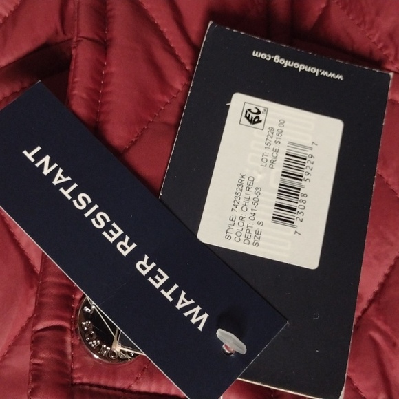 NWT red London fog winter jacket. Size small - Picture 3 of 4